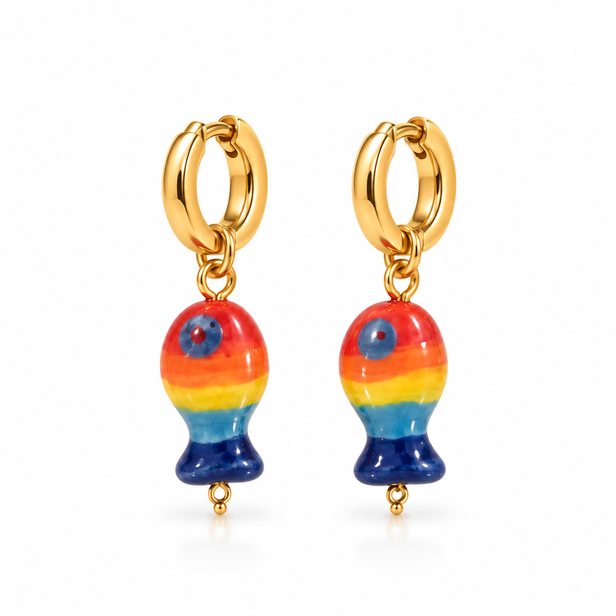 Rainbow Fin Hoops